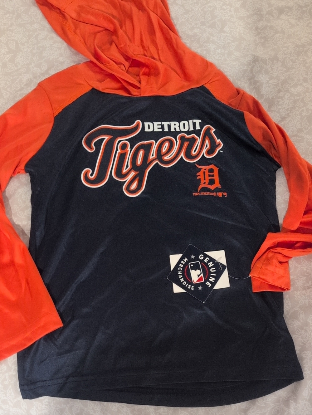 Genuine Merchandise Detroit Tigers Hoodie - Navy & Orange
